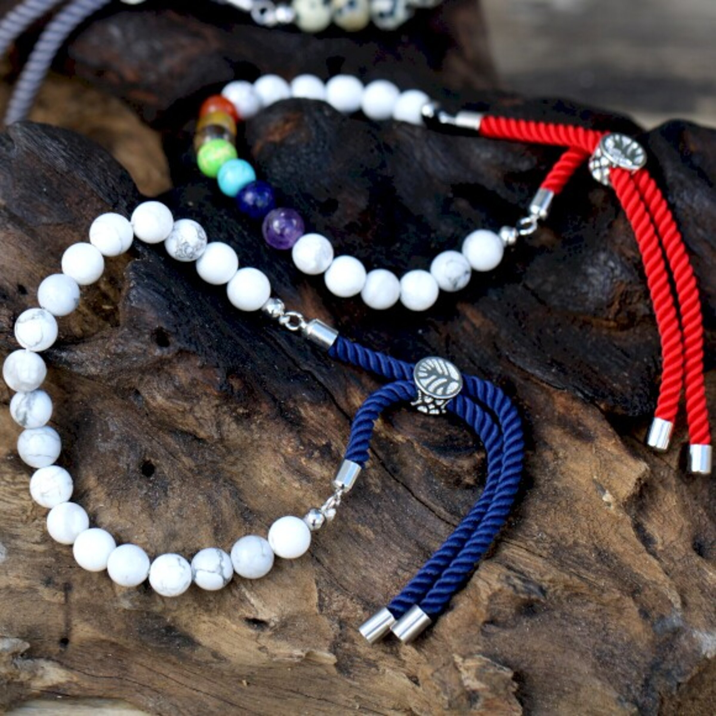 Pulseras Ajustables con piedras preciosas